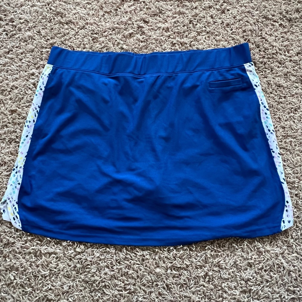 Pebble Beach‎ Dry Luxe Performance Golf Skort Blue Athletic Skirt XXL